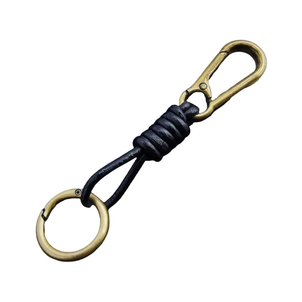 Leather Lanyard Hook Vintage Leather Rope Key Chain Men Keyrings Car Keys Fashion Accessories Suitable for Any Occasion
