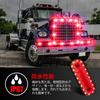 X-STYLE Truck Side Marker Lamp, Turn Signal, 24 V, 20 LEDs Red, Reflector, Compatible