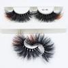 25mm Mink Eyelashes Newest Colored Lashes Dramatic Party Long Volume 3d Eyelashes Supplies Makeup False Eyelashes