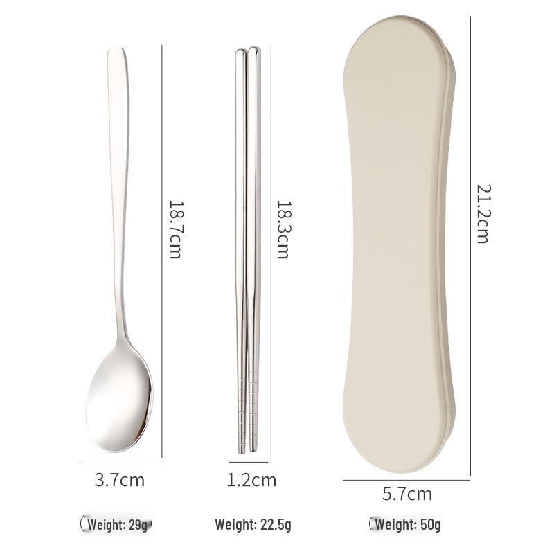 

304 Stainless Steel Portable Insulated Lunch Box - Microwaveable Bento Container for Students & Office Workers