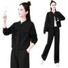 Women's European Style Two-Piece Set: High-End Jacket & Wide-Leg Pants for Spring, Autumn, Winter 2026