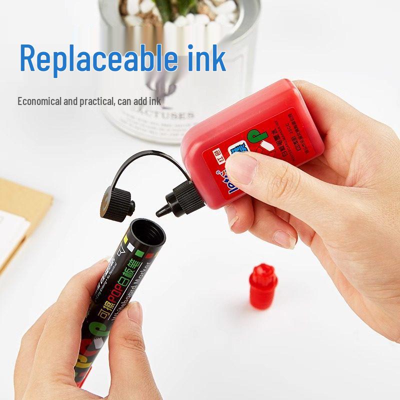 12-Color Kids' Creative Whiteboard Markers: Reusable, Wipeable, Ideal for Promotions & Projects