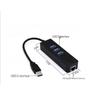 USB 3.0 to RJ45 Gigabit Network Card with Hub - Driver-Free