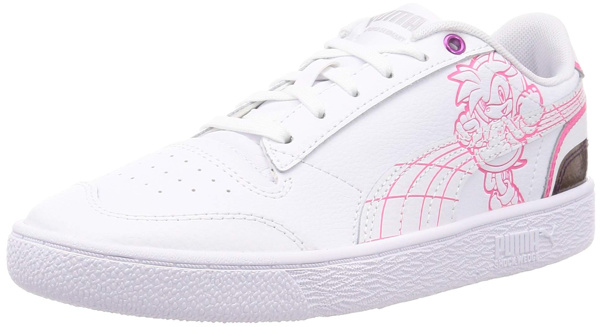 

school SEGA Ralph Sampson Puma Pink cm [Puma] Children s shoes, shoes, sneakers, JR, White/Glowing (02), 23.5