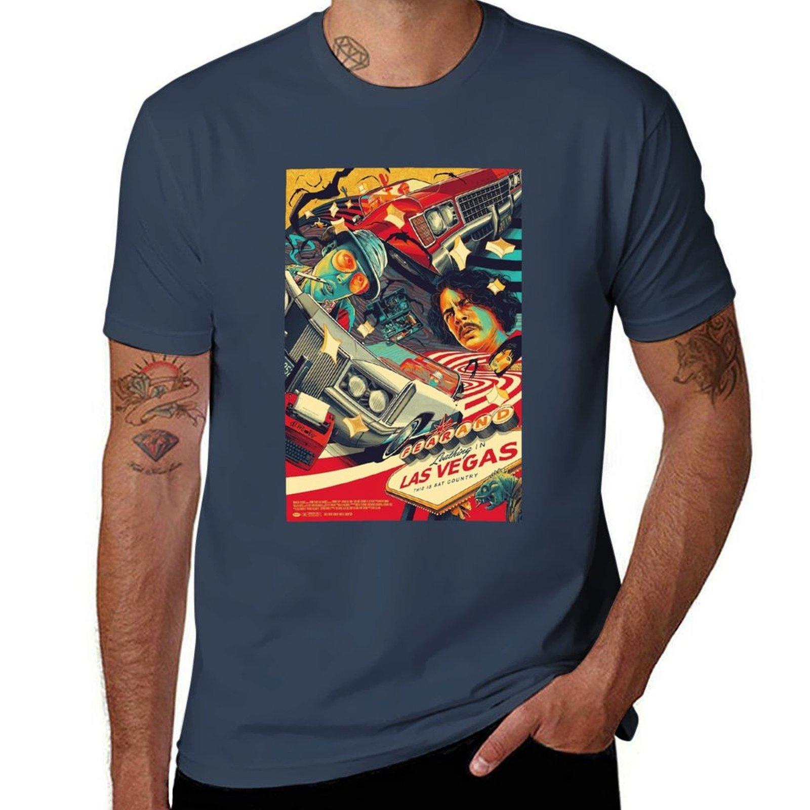 Fear And Loathing In Las Vegas Tshirt Sports Casual Breathable Tee Shirt S