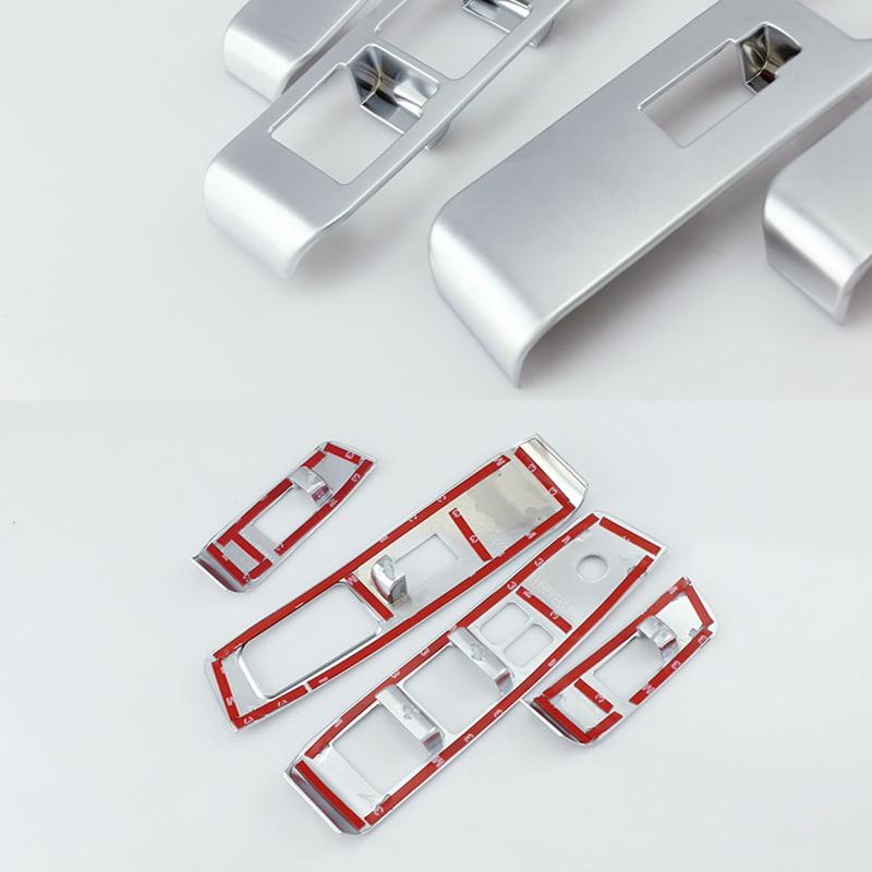 For Nissan X-Trail X Trail T31 Car Window Glass Lift Switch Trim Cover Door Button Decoration 2008 09 10 11 12 2013 ABS