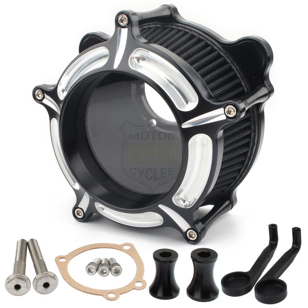 Air Cleaner Filter Intake For Harley Twin Cam EVO Dyna Softail FXST Touring Road King Street Glide 1993-1999 Motorcycle Clear