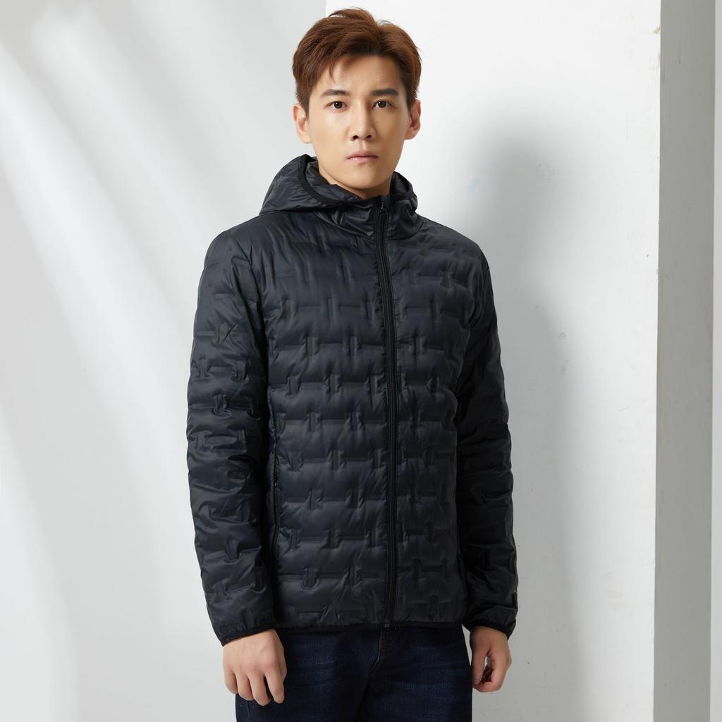 Men's Down Jacket Winter New Outdoor Windproof Warm Hooded Down Jacket Women's Jacket