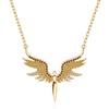Beautiful Steel Titanium Angel Wings Necklace For Women Perfect For Gifts Travel