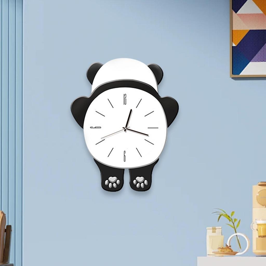 Animal Wall Clock Cartoon Home Decor Animal Collection Adorable Wall Hanging Clock for Bedroom Nursery Office Farmhouse Kitchen