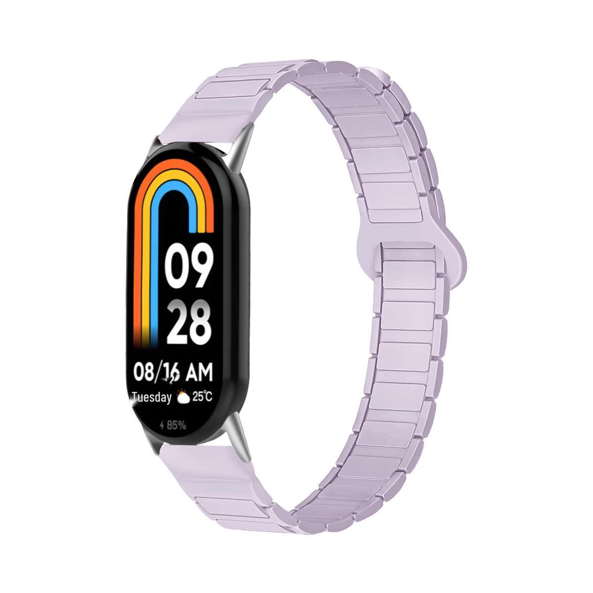 

14-мм силиконовый магнитный ремешок для часов Xiaomi 9/10 Band, керамическая специальная версия, совместимый с NFC. 14mm (Without Connector)