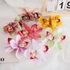 Bohemian Style Hairpin Double Large Artificial Cymbidium Flower Hair Clip For Women And Girls Fashion Accessory