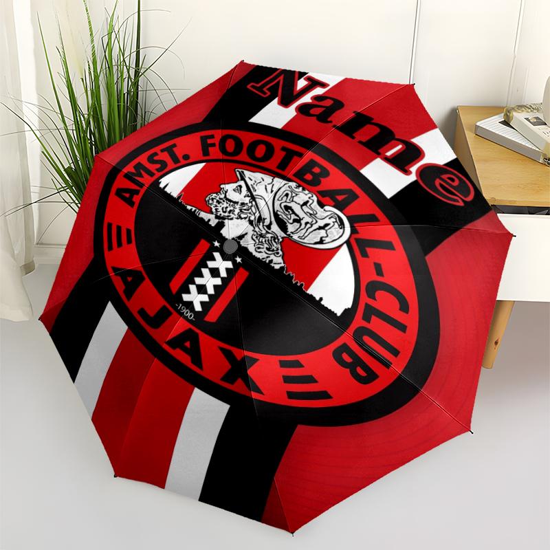 Custom Name Ajax Theme Automatic Umbrella, Lightweight & Portable, 8 Rib, Perfect for Outdoor Travel, Birthdays, Christmas, Gifts.