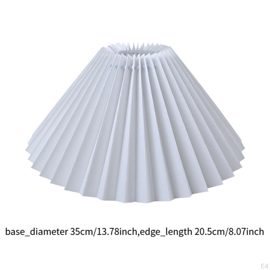 Pleated Lampshade Decorative Chandelier Shade Floor Light for Dining Room Bedroom Hotel Home