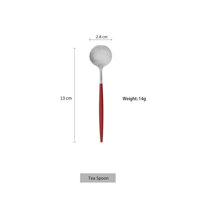 

1 шт. столовые приборы из нержавеющей стали, золотые столовые приборы, нож для стейка, вилка, кофейная ложка, чайная ложка, обеденный нож, столовая посуда, посуда tea spoon