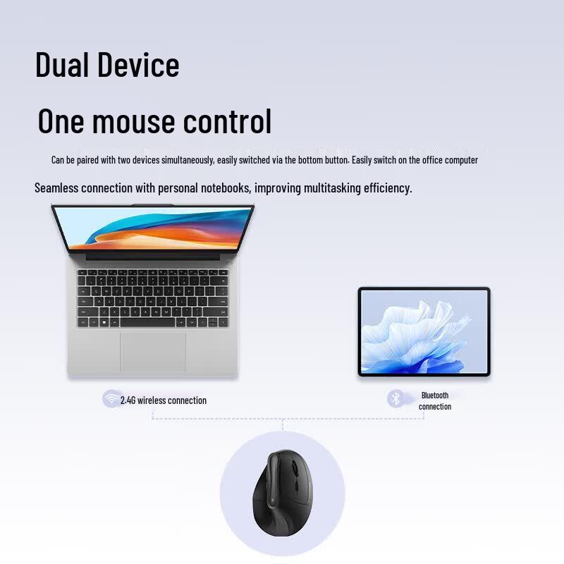 Lenovo Xiaoxin M600 Dual Mode Ergonomic Vertical Mouse