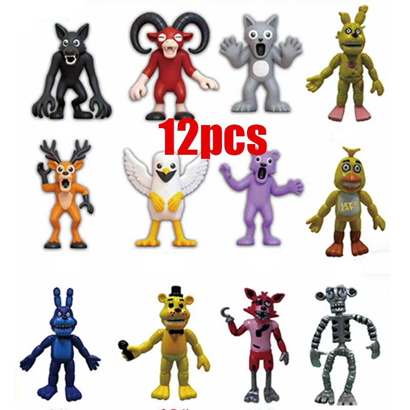 99 Nights In The Forest Elk Owl Virtual Game Surrounding Models Decorations Birthday Gifts Childrens Toys Christmas Gift