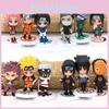 Wunderschön Gefertigte 6 Stück Naruto Actionfiguren PVC Miniatur Perfekt Als Geschenk Für Fans Und Dekoration