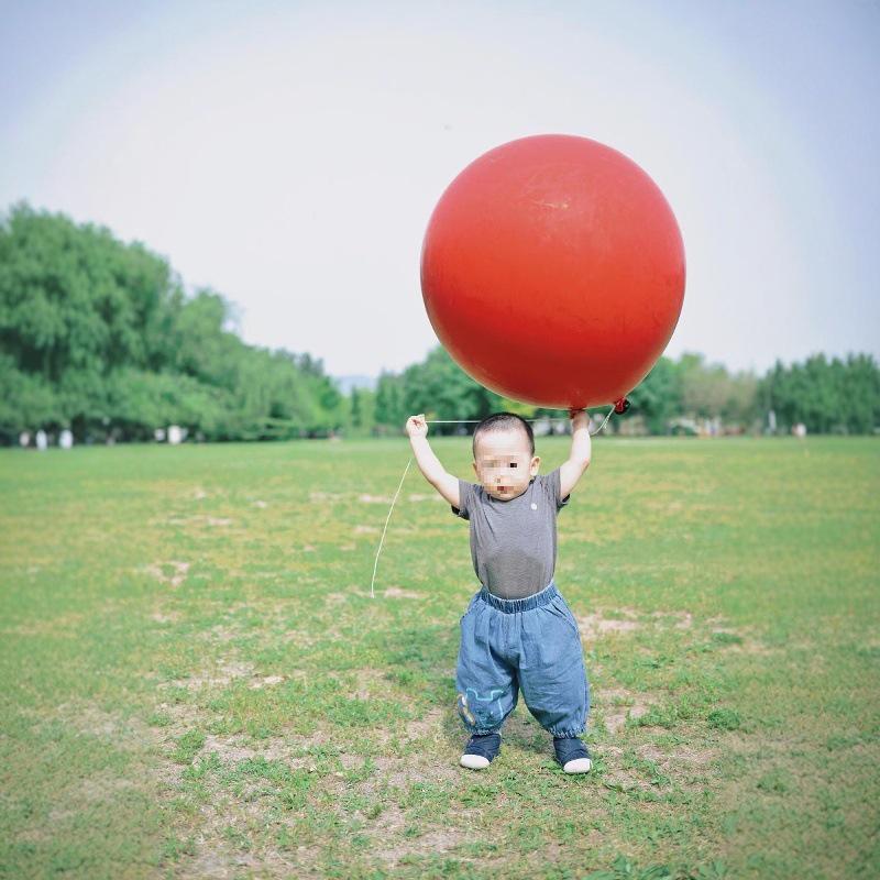 36" Colorful Red Balloon for Baby’s First Birthday Decoration & Outdoor Photo Props