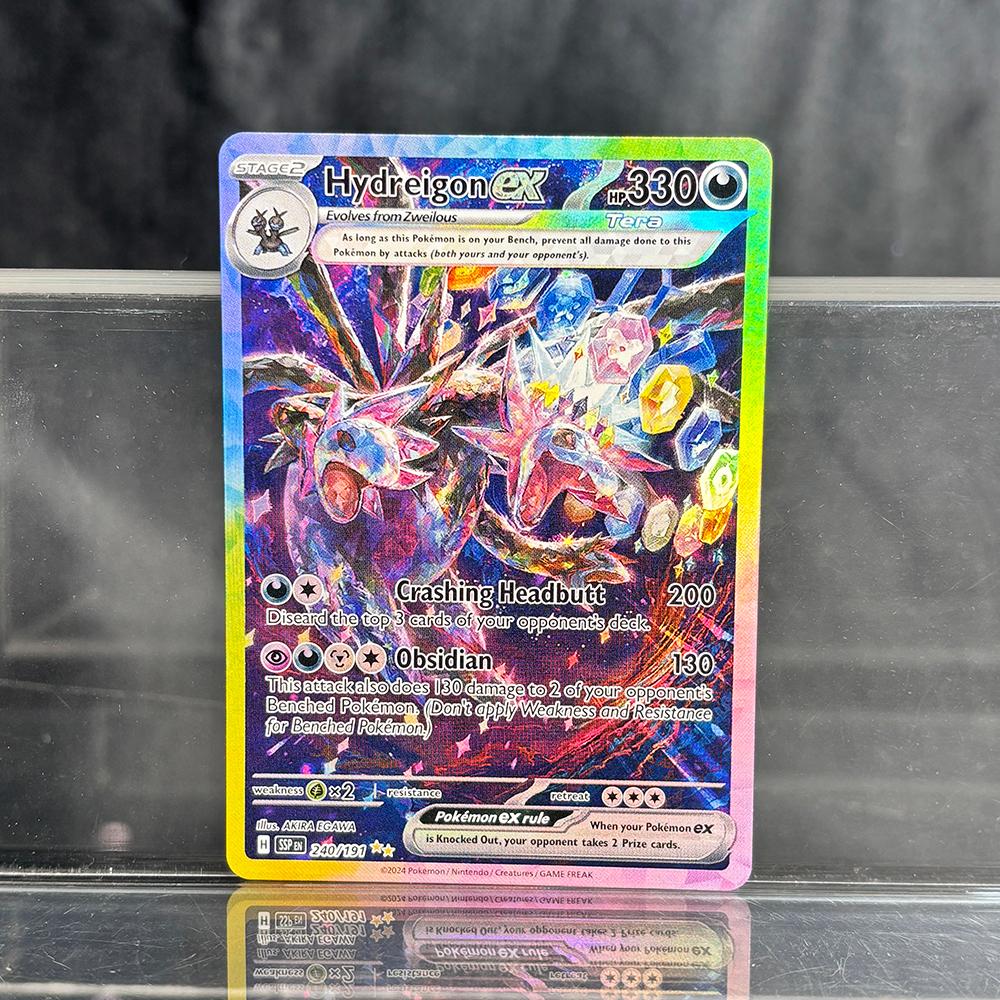 

Голографічна Ігрова Колекція Карт для Обміну PTCG Картки-проксі Чарізард Пікачу М ю Екс Одиночні Фольговані Картки PKM Генгар VMAX Skyridge (СК)