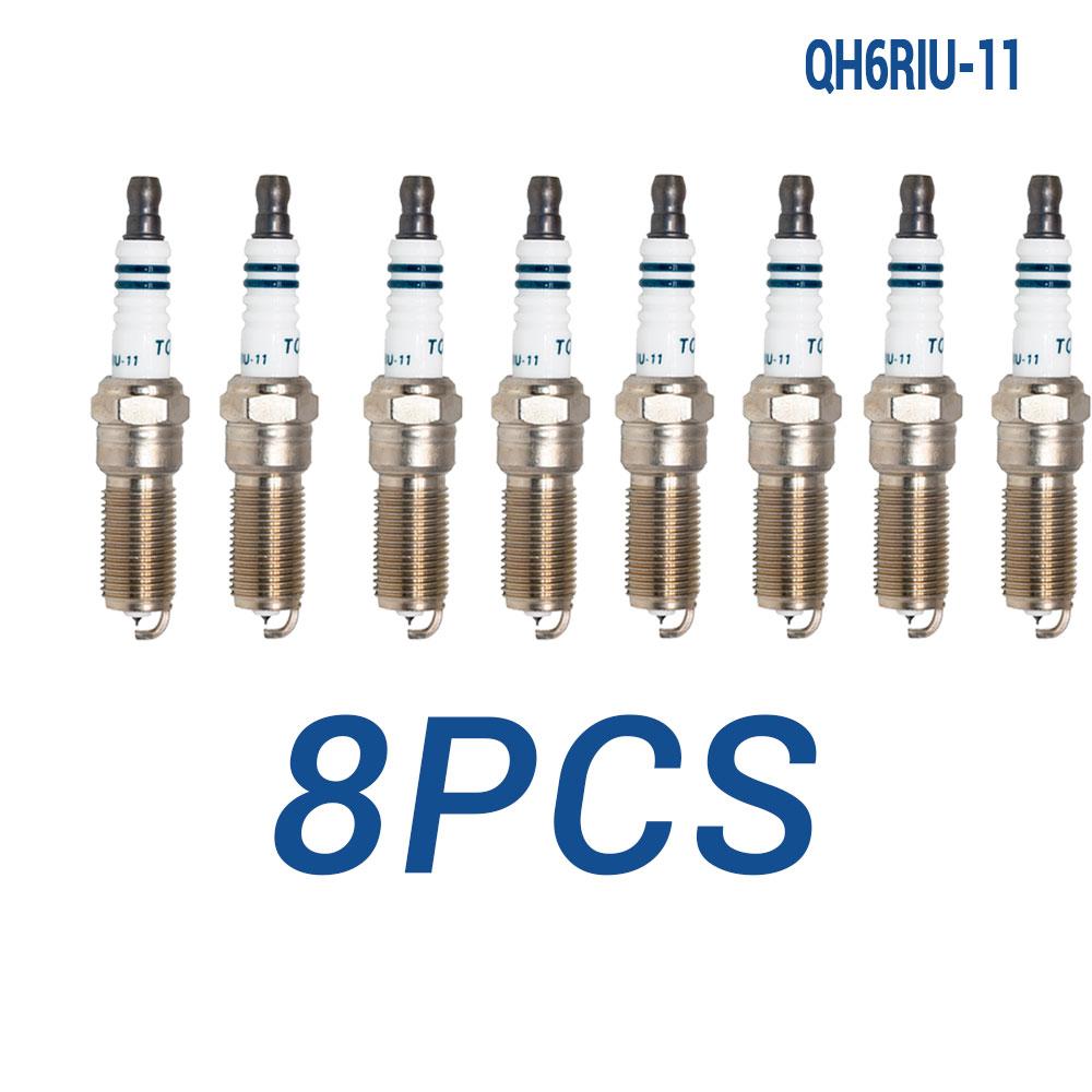 2-8PCS Iridium Candle TORCH QH6RIU-11 Replace for 41-988 12565996 12622561 41-109 Ford 1787829 4M5G12405AA L3BD-18-110 L3YD18110