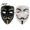 Ghost Dance Mask Halloween Man Face Mask, Adjustable Elastic Strap Costume Full Breathable Anonymous Guy for Hip Hop Parties Cosplay Decorations Hard
