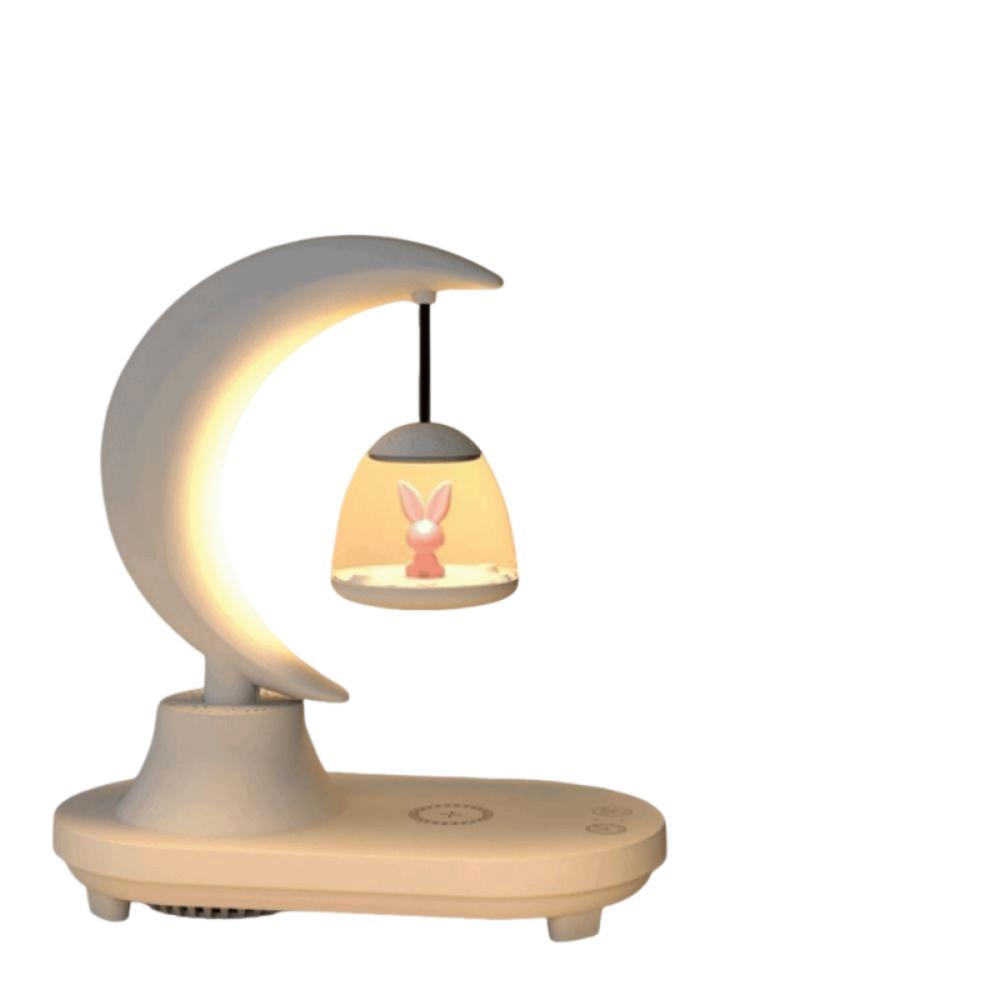 LED Light Music Night Light Bedside Use Ambient Light Bluetooth Night Light Children Gits Dimmer Function Wireless Charging Lamp