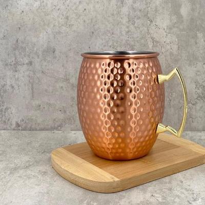 Diller Hammered Copper-Tone Moscow Mule Pitcher