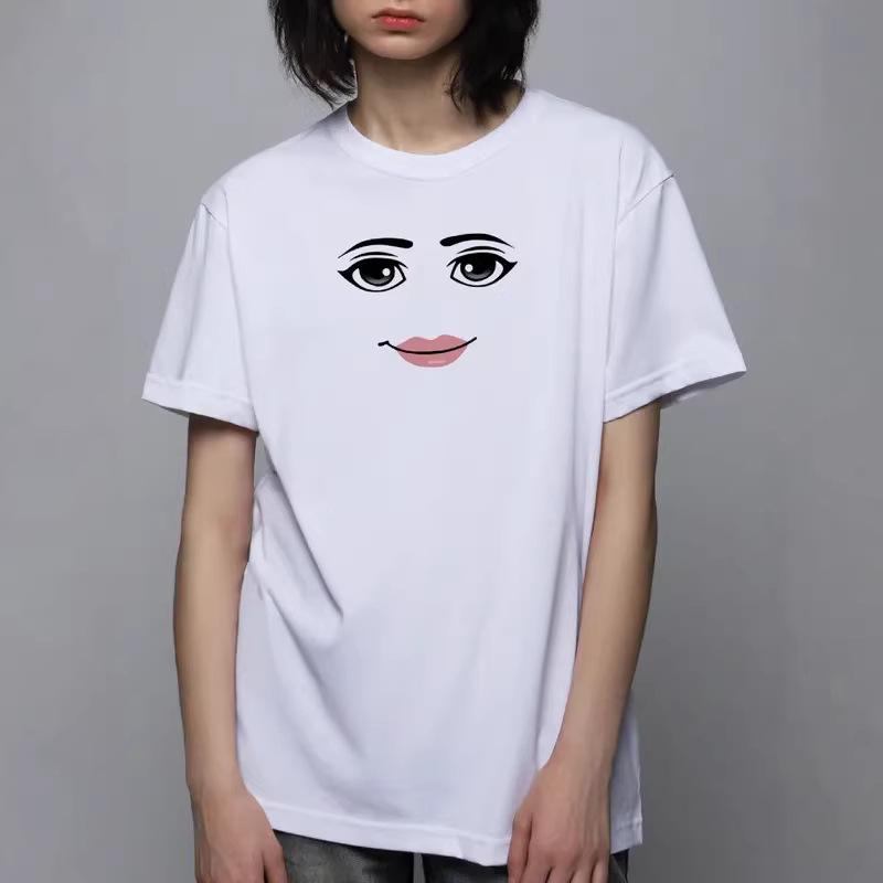 American Style New Cartoon Pure Cotton Printed Summer New Fashion Trend Tshirt for Unisex and Women New Loose Casual Tshirt