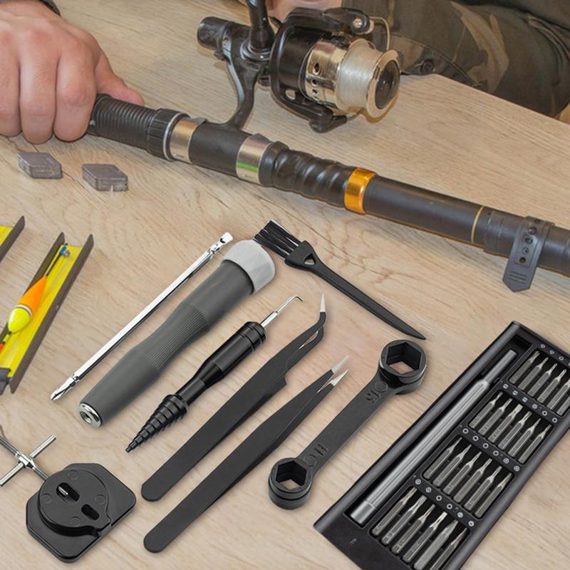 7/9pcs Fishing Reel Repair Tool Kit Spinnings Baitcasting Reel Parts Disassembly Tools Portable Water Drop Reel Maintenance Kit