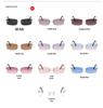 Kedun Frameless Sunglasses: Stylish 2021 Trend, Euro-American Fashion for Women