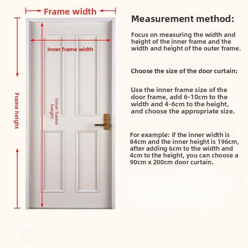 Mosquito-proof Door Curtain, No Drilling Required, Home Privacy Partition Curtain, Magnetic Mesh Curtain for Entrance Doors