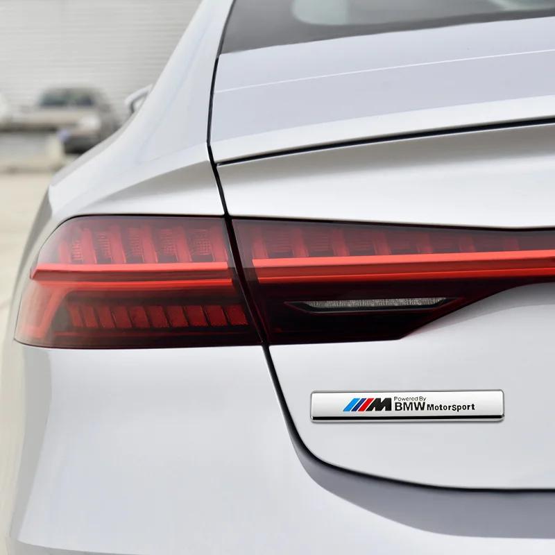 2025 Hot 3D M Logo Car Body Side Badge Body Rear Trunk Decor Sticker Car Modification Accessorie For BMW M Performance E36 E46 E