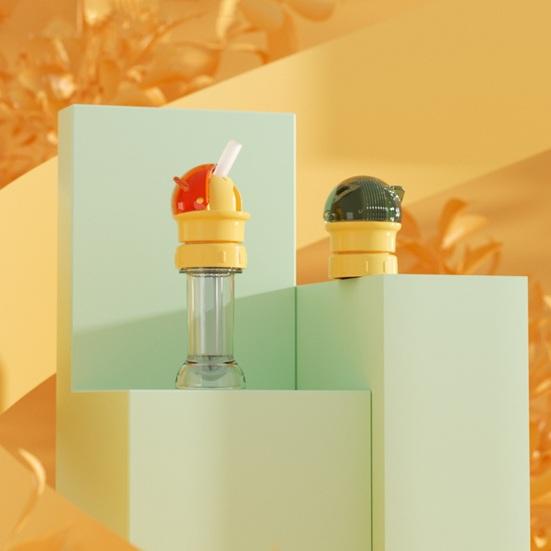 Convertisseur de Bouchon de Bouteille Ajustement Universel Bouchon de Conversion pour Bec de Bouteille d'Eau Anti-Renversement avec Paille Adaptateur de Bec pour Bouteilles d'Eau Anti-Fuite Facile
