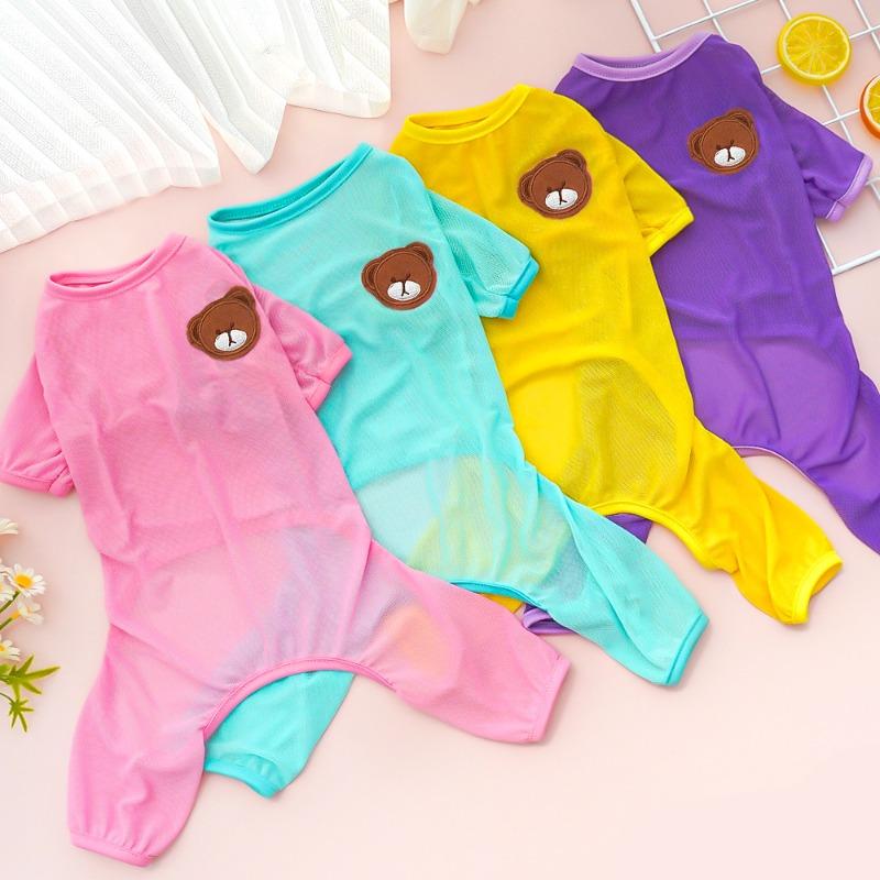 Pet Four-legged Clothes, Dog Four-legged Clothes, Cat Vests, Large Dog and Cat Supplies, Air-conditioned Suits, Mosquito Repellent