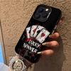 Ace of Spades Poker Phone Case  Phone Case For iPhone 14 16 15 11 12 13 Pro Max Mini Plus Shockproof Cover
