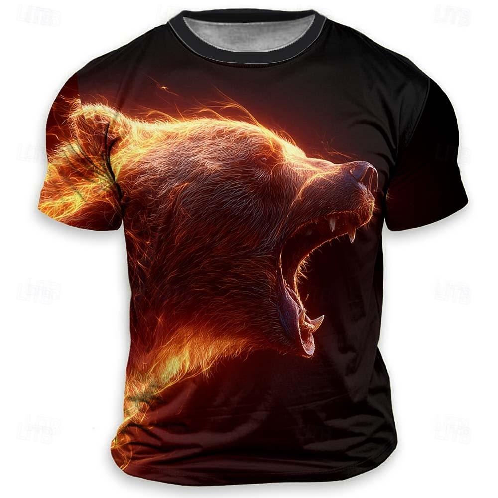 Ruth Thompson Men's Dragon T Shirt Short Sleeve T Shirt 3D Print Crew Neck Shirt Exaggerated Designer