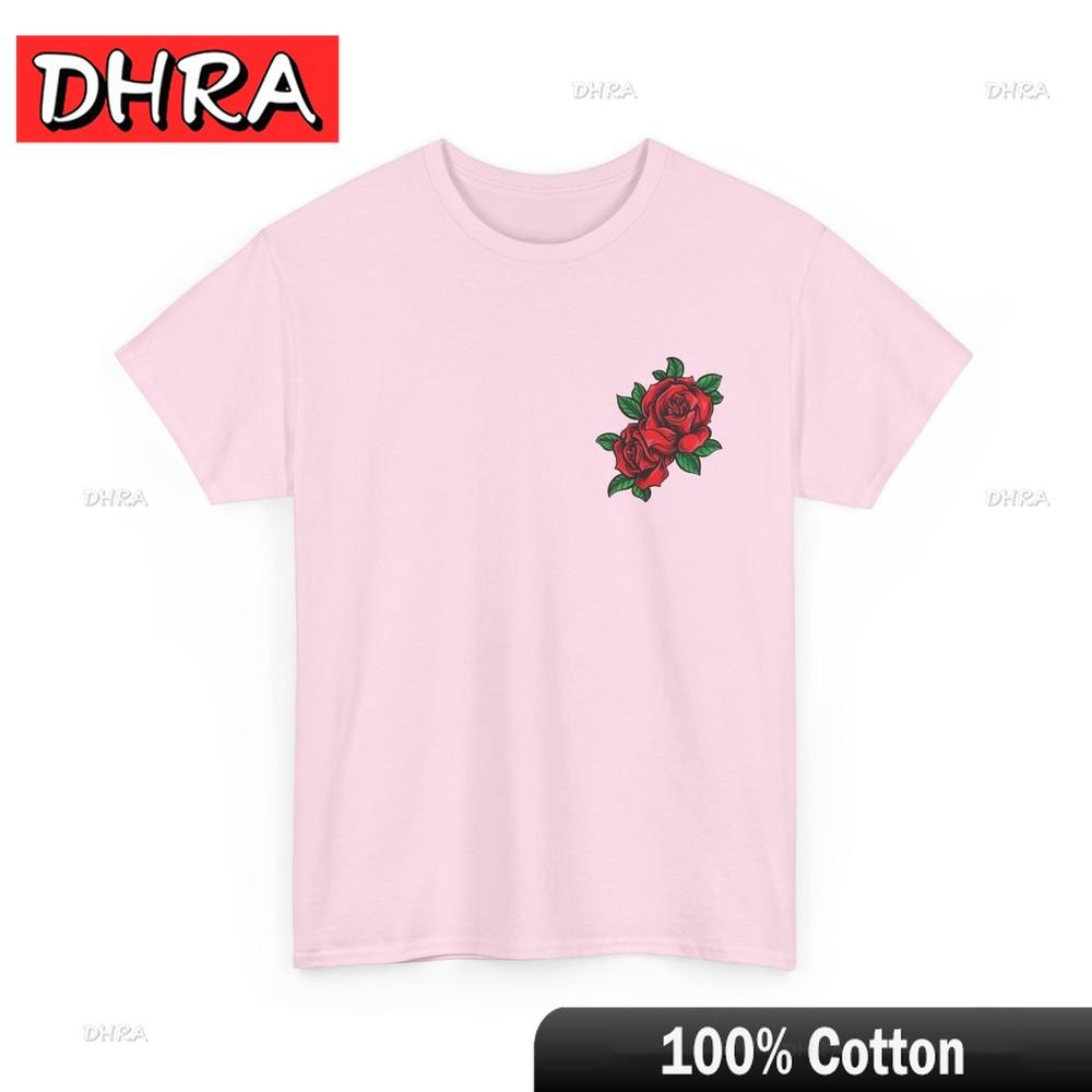 Blumenhemd Rosen Pflanzen Gartenliebhaber Botanisch Rose Süßes Hemd Ausgefallen Retro Frisch Unisex T-Shirts Retro Minimalistisch Cooles T-Shirt