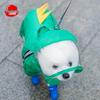 Four-Legged Dinosaur Dog Raincoat with 3D Tail – Waterproof for Medium & Large Breeds