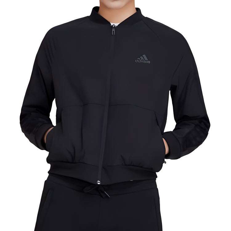 adidas Bomber Jacket Sweatshirt Women Outerwear Black DW5716