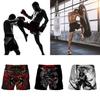 Samurai Mask Warrior Ghost Japanese Muay Thai Boxing Kickboxing Shorts 3D Print Training Unisex Men Women Fitness Gym Sport Workout Casual Streetwear