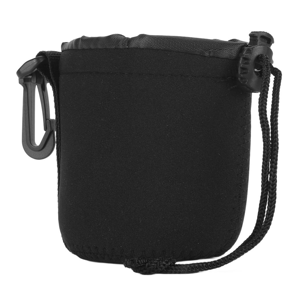Camera Lens Bag Waterproof Shockproof Scratch Resistant Protective Lens Pouch with Hook for EF 50mm F 1.8 II
