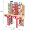 Wooden Train Track Accessories Parking Lot Railway Station Fit for Thomas Biro Multiple Tracks Educational Toys for Children