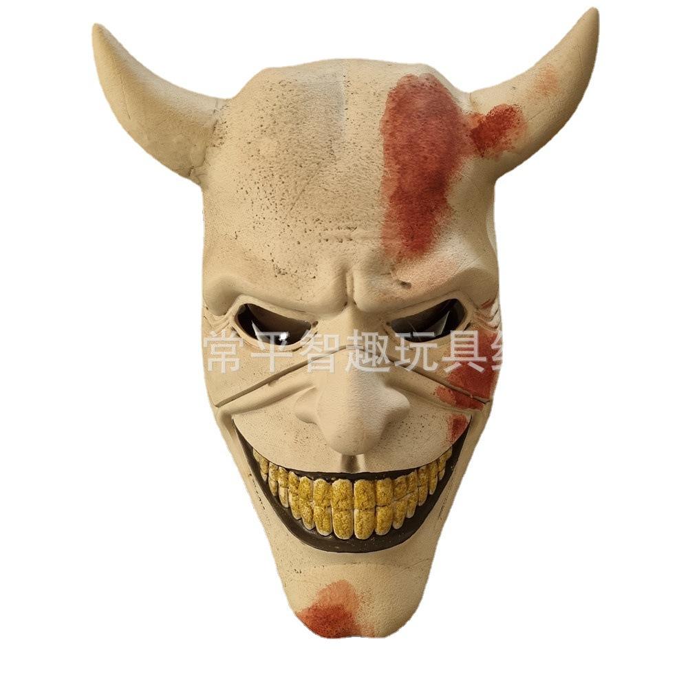 New Halloween black telephone mask The black phone Horror Predator Latex Mask