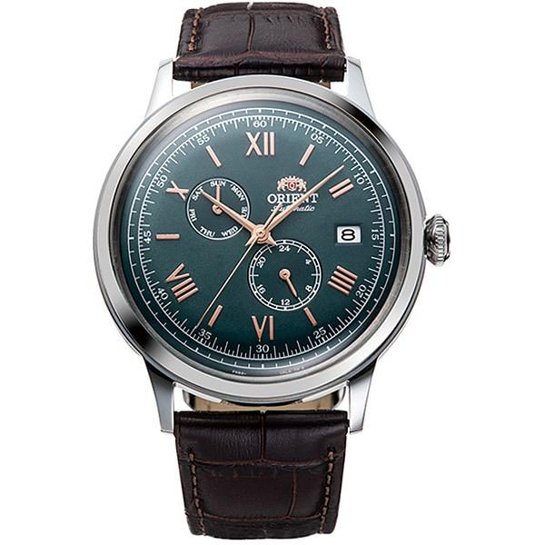 

Orient Чоловічий TRN-AK0703E (Чоловічий шкіряний класичний Bambino) Круглий годинник з нержавіючої сталі