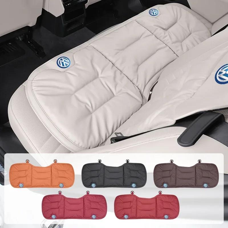 Car Front Rear Seat Cover Velour Leather Cushion Backrest Protective Mat For VW Scirocco Beetle Golf Passat Polo Sharan Touran