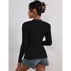 Autumn Square Neck Pullover Sweaters Women Knitted Sweater Top Winter Knitwear Bottoming Sweater Blouse