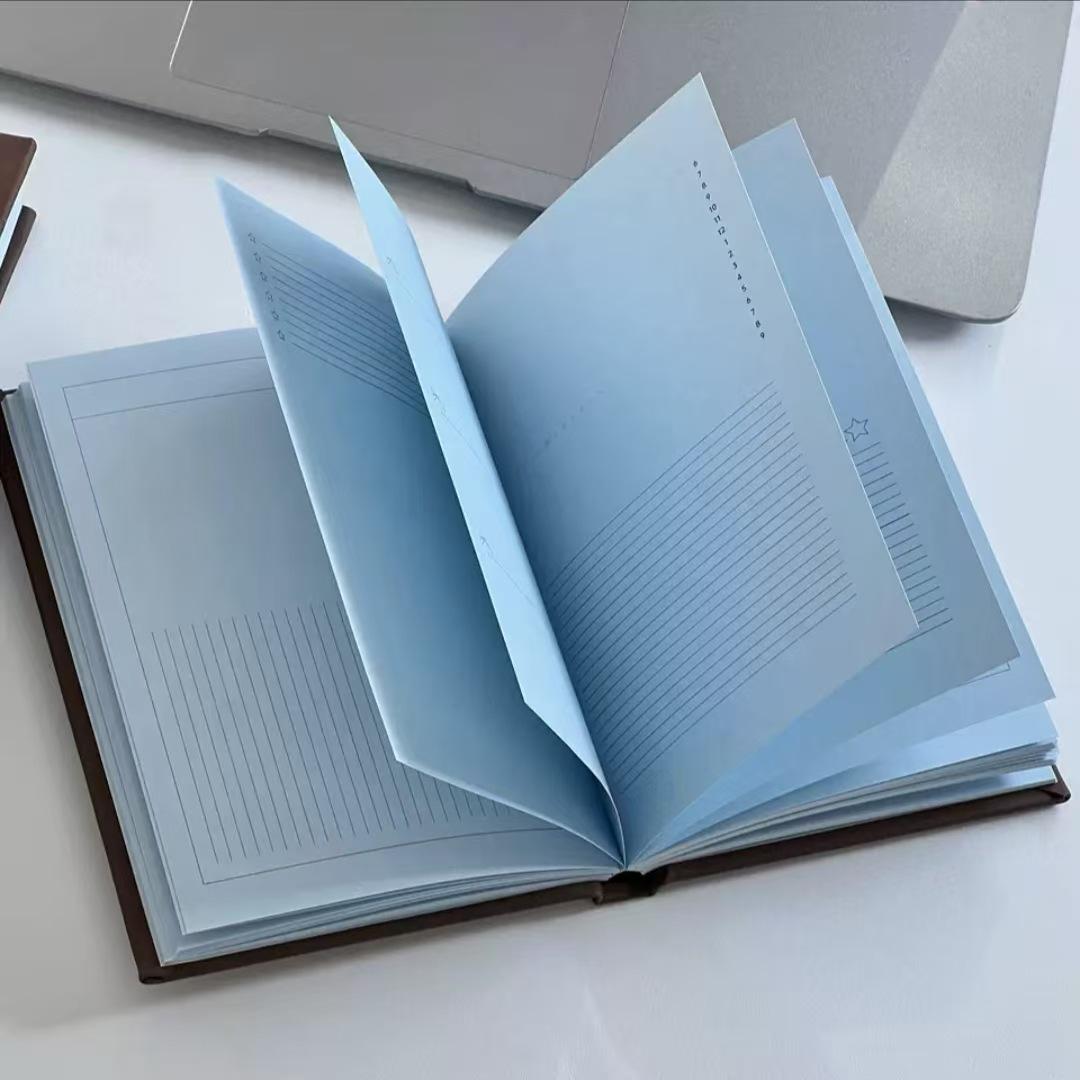 

Korean Style Strawberry Mint Ganache Hard Shell Student Planner Notebook