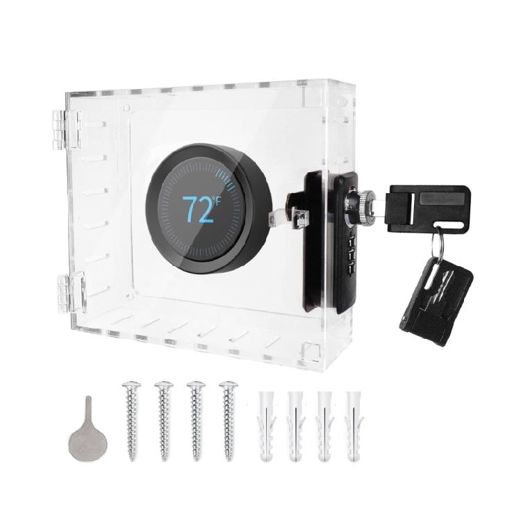 

Disintegrate Resistant Acrylic Temperature Controller Cover Box Public Space Temperature Control Box for Commercial Use S