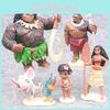 Faszinierende Moana 6-teiliges Actionfiguren-Set Puppen Ideal zum Spielen und Dekorieren
